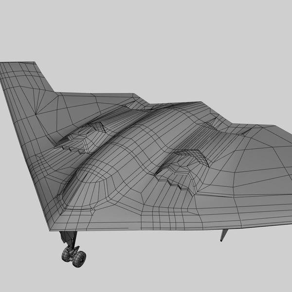 3d model b-2 spirit stealth bomber