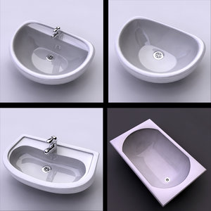 3dsmax sink bathtub