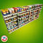 3d model grocery -