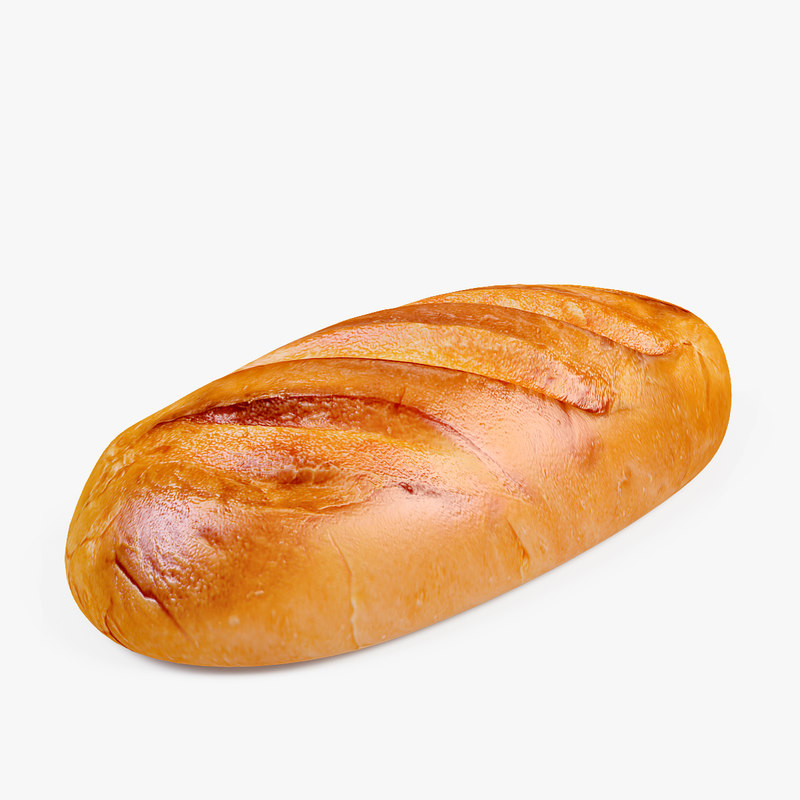 3d simulation bread