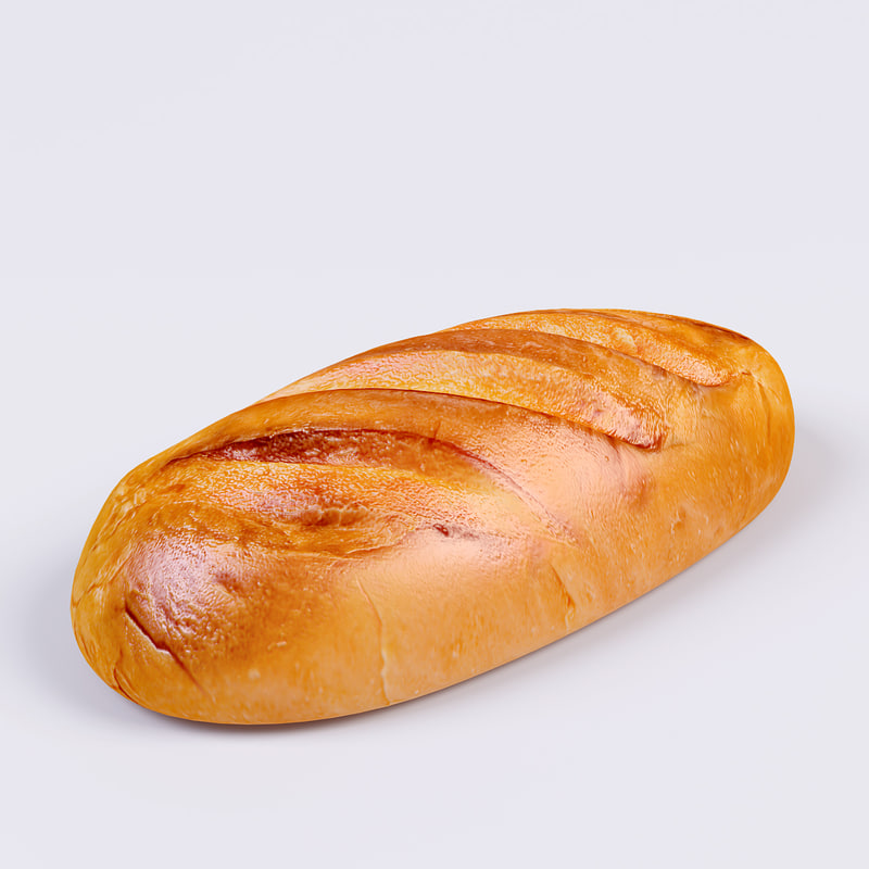 3d simulation bread