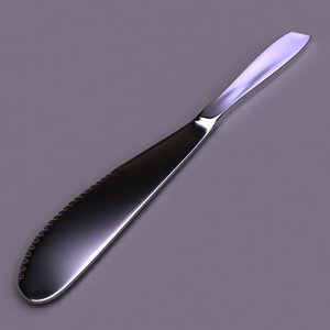 3d restaurant knife model