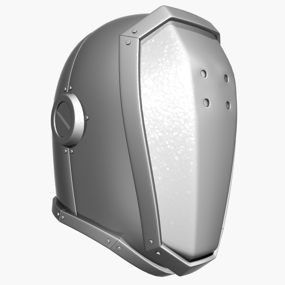 robot helmet 3d max