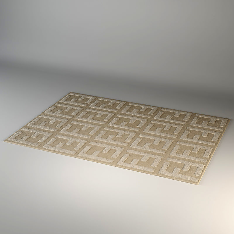 3d 3ds fendi carpet