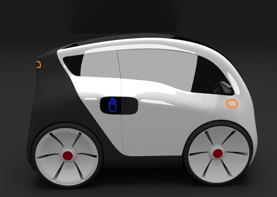 3d electric concept car 1