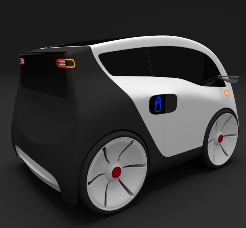 3d electric concept car 1