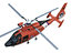 3d uscg mh-65 dolphin helicopter model