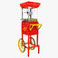 popcorn cart 3d max