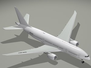 3d boeing 777-200 lr 777 model