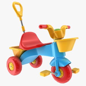 3d tricycle toy model