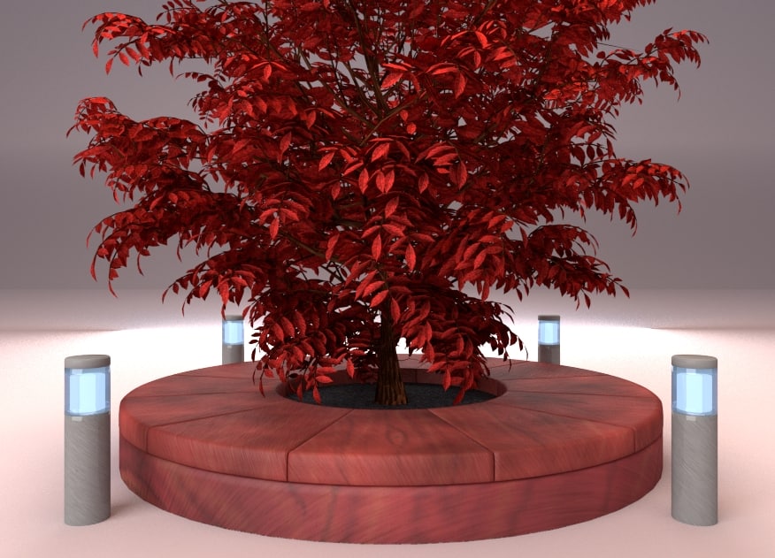 3d-model-tree-form-burning-bush