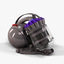 3d model middle-poly vacuum cleaner dyson