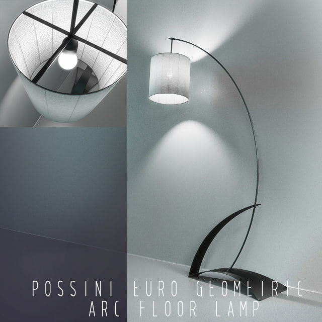 Possini Euro Geometric Arc Floor Lamp Possini Euro Geometric Arc Floor Lamp, Possini Floor Lamp
