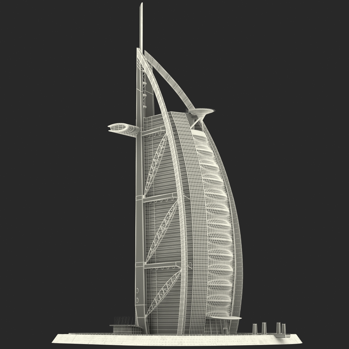 Чертежи burj al arab