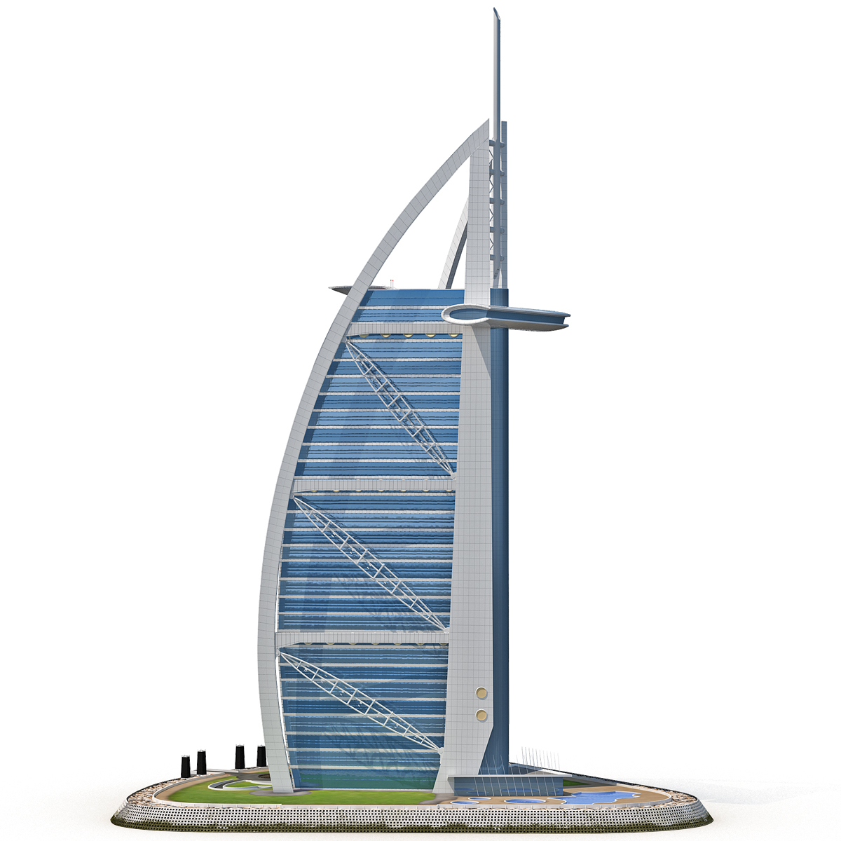 Чертежи burj al arab