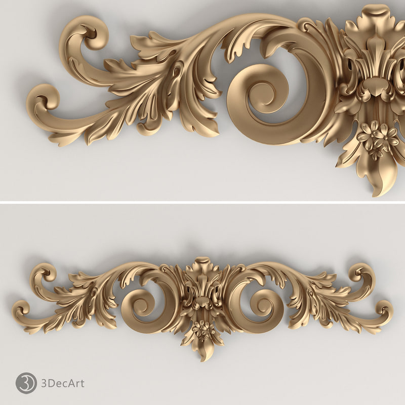 3d decorative onlay model