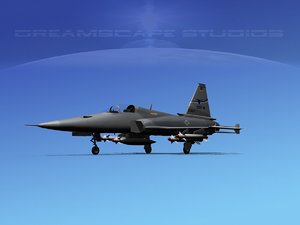 3ds northrop tigershark f-20 fighter