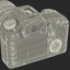 digital camera slr generic 3d model