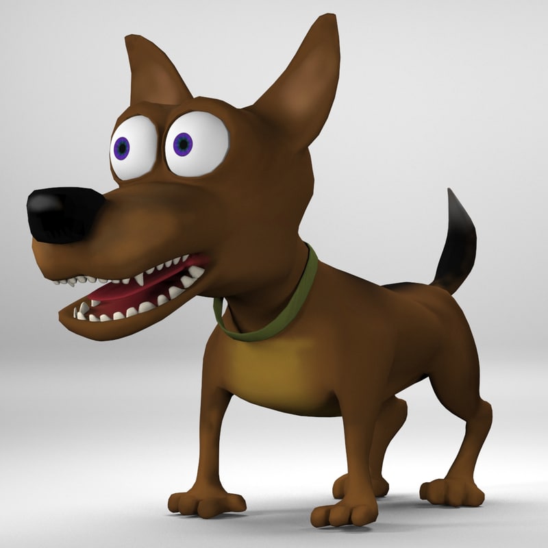 卡通狗3d模型