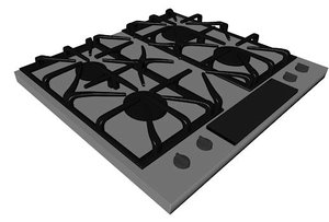 3d gas cooktop
