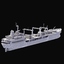 civilian ships 3d model