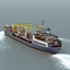 civilian ships 3d model