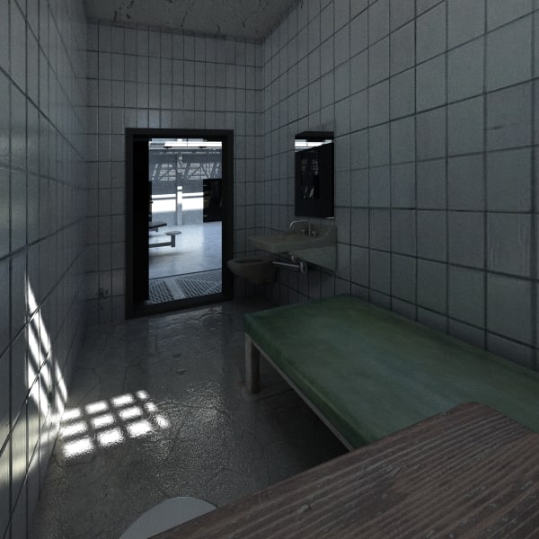 interior jail 3d model