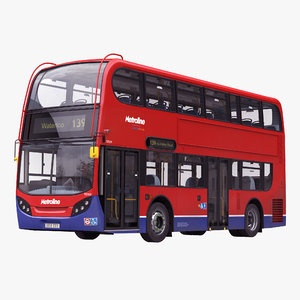 3d model london bus enviro 400