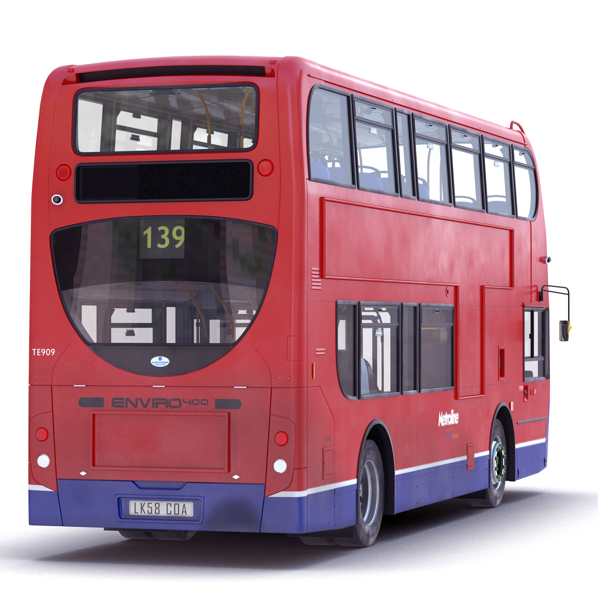 3d model london bus enviro 400