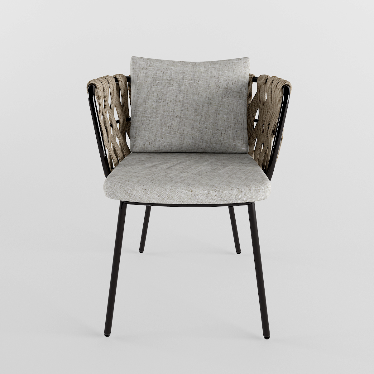 3d model of garden furniture chair