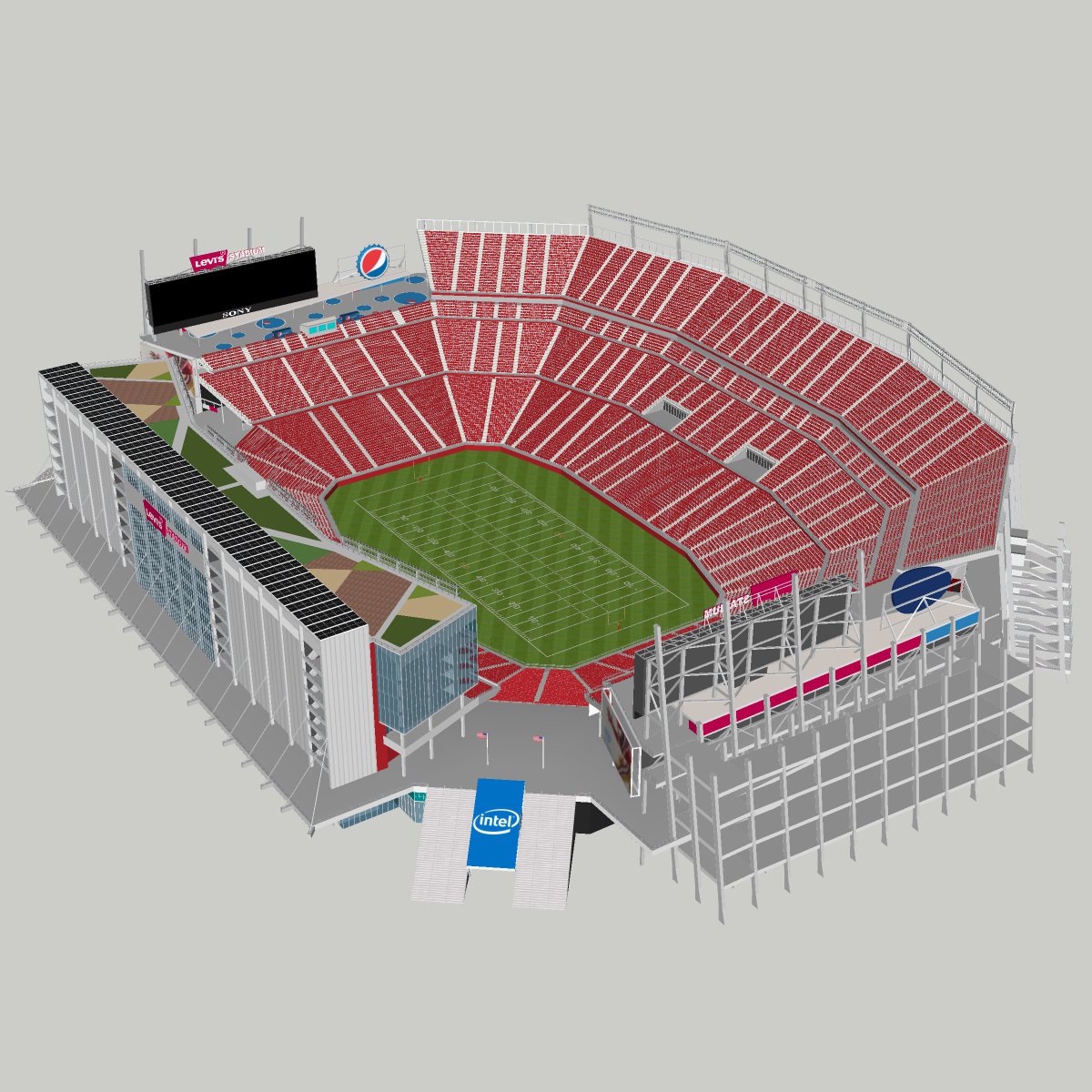 Levi Stadium Floor Plan