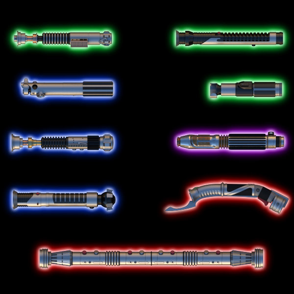 lightsaber light saber 3d model