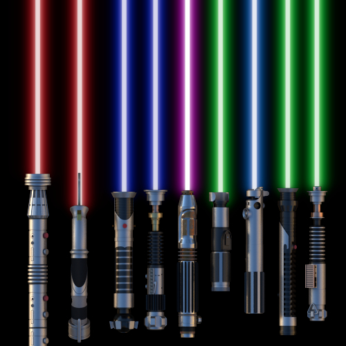 lightsaber light saber 3d model