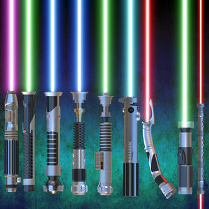 lightsaber light saber 3d model
