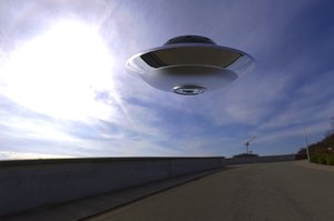 alien paceship space 3d model