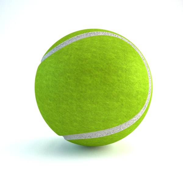 3d Tennis Ball Model