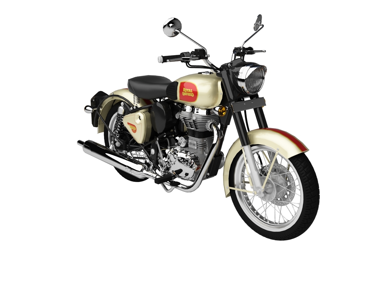 royal enfield classic 500 3d model