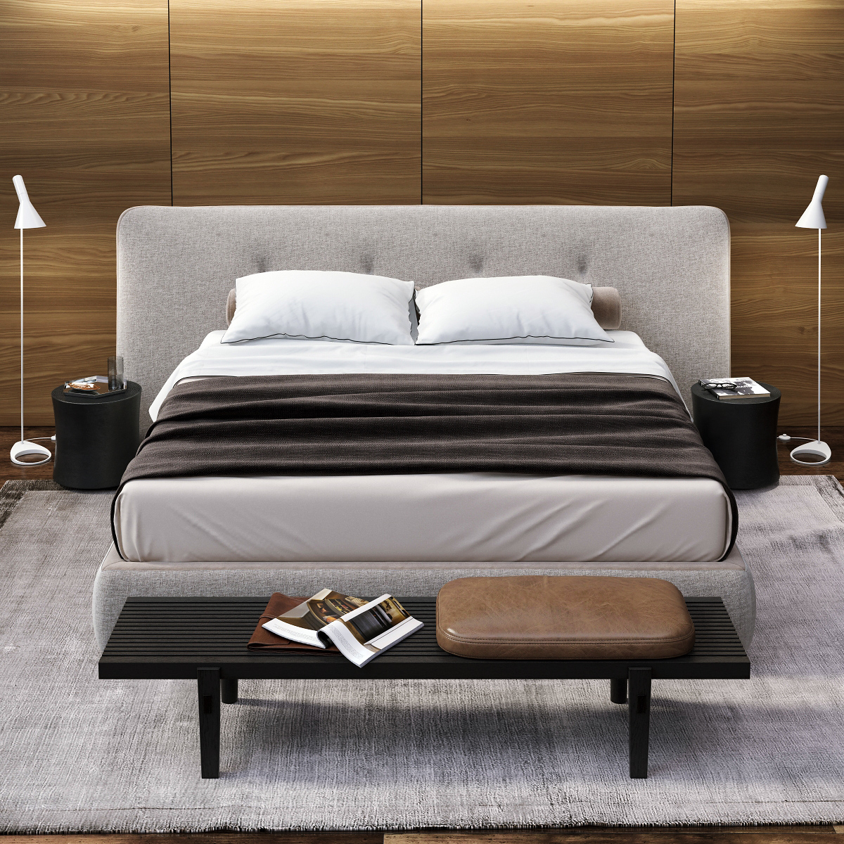 poliform rever bed max