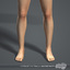 rigged complete female anatomy 3d c4d