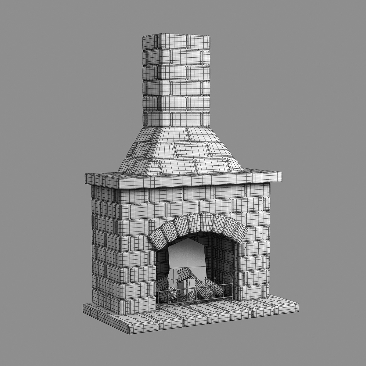 modèle 3D de Cheminée - TurboSquid 1084075