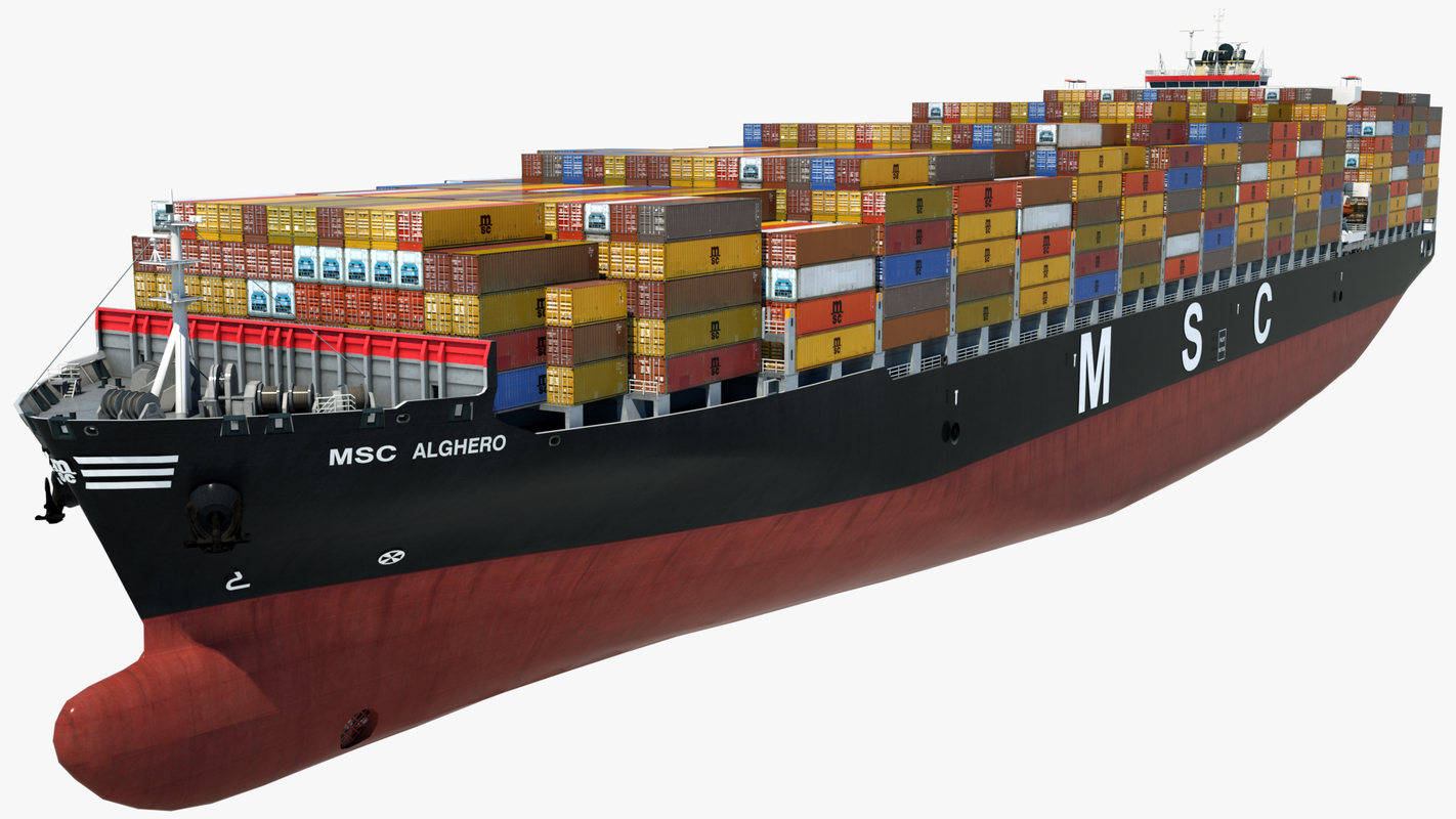 container ships vessels 3d 3ds