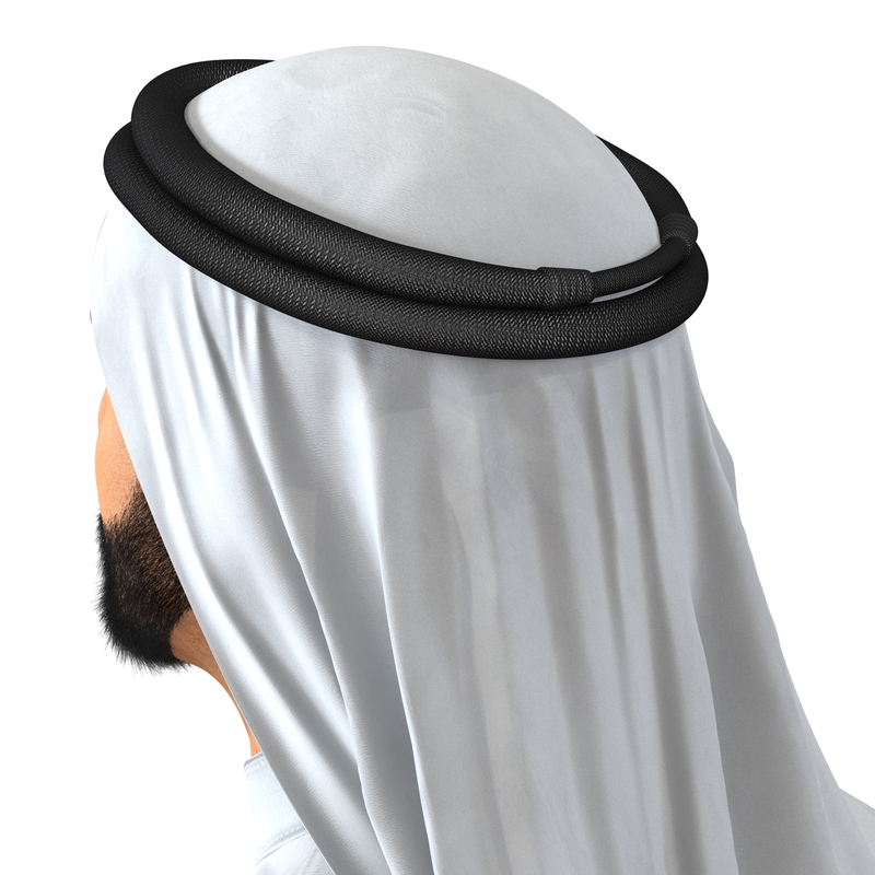 3D Other arab man rigged