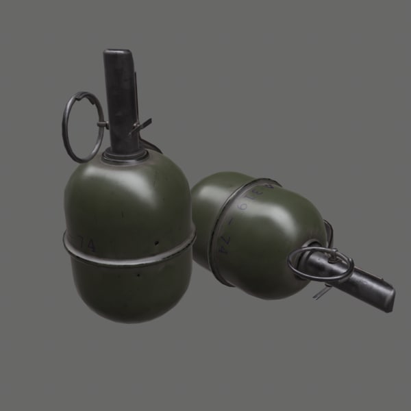 rgd-5手榴弹3d模型