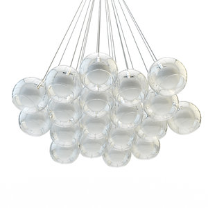 chandelier double alma light 3d model