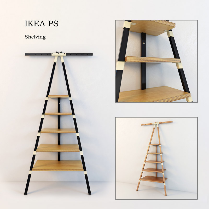 3d Ikea Ps Shelf Turbosquid