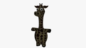 cartoon giraffe 3D