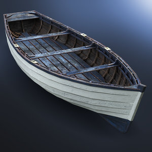 fishing sailboat 3D model