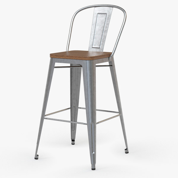 vintage metal bar stool model