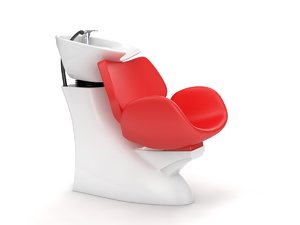 hair chair 3D model