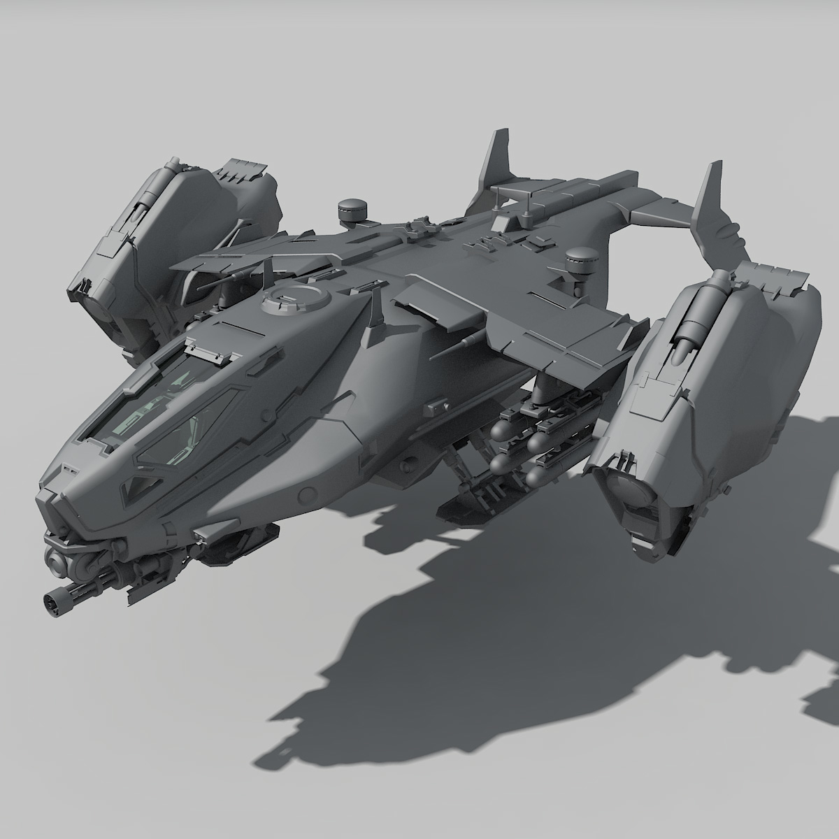 Sf heavy dropship 3D model | 1142220 | TurboSquid